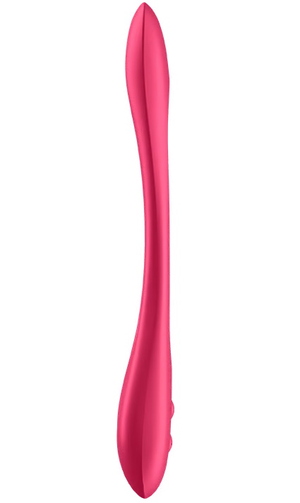Фото Satisfyer, Германия Многофункциональный вибратор для пар с гибкой основой Satisfyer Elastic Joy Red