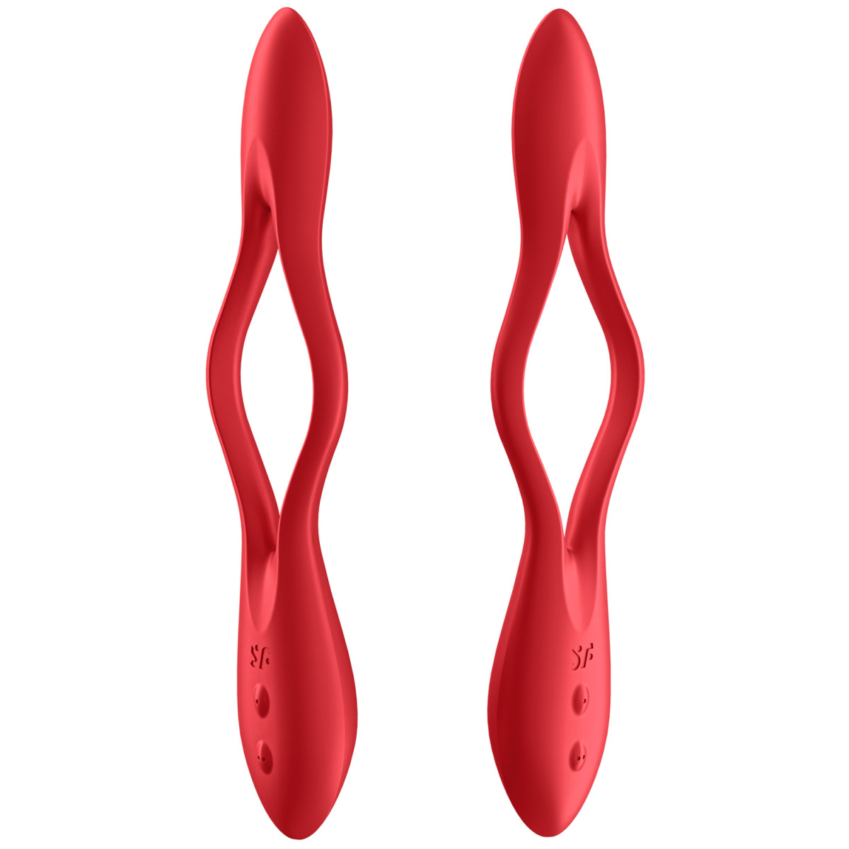 Фото Satisfyer, Германия Многофункциональный вибратор для пар с гибкой основой Satisfyer Elastic Joy Red