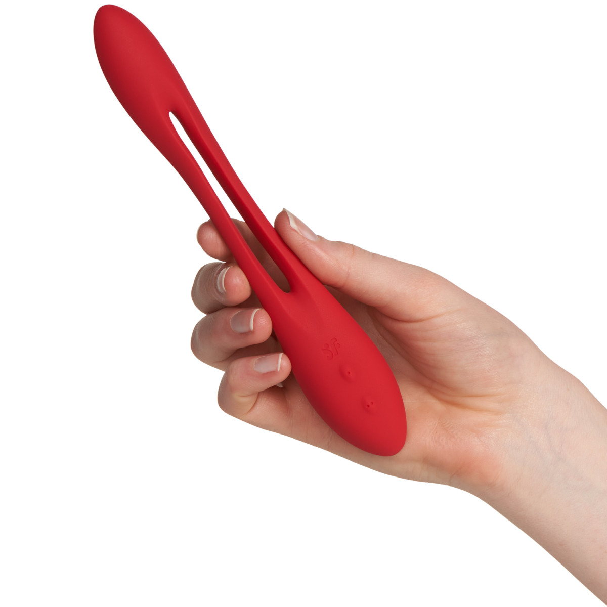 Фото Satisfyer, Германия Многофункциональный вибратор для пар с гибкой основой Satisfyer Elastic Joy Red