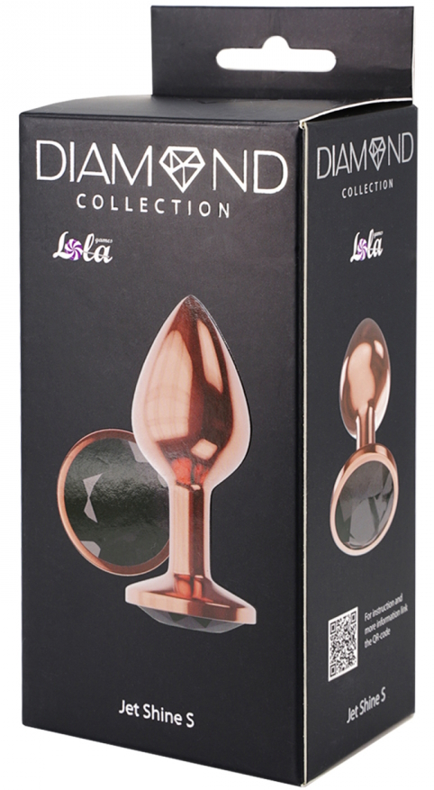 Фото Lola Toys, Россия Анальная пробка Diamond Jet Shine S розовое золото