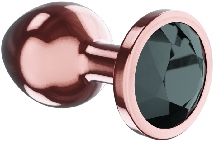 Фото Lola Toys, Россия Анальная пробка Diamond Jet Shine S розовое золото