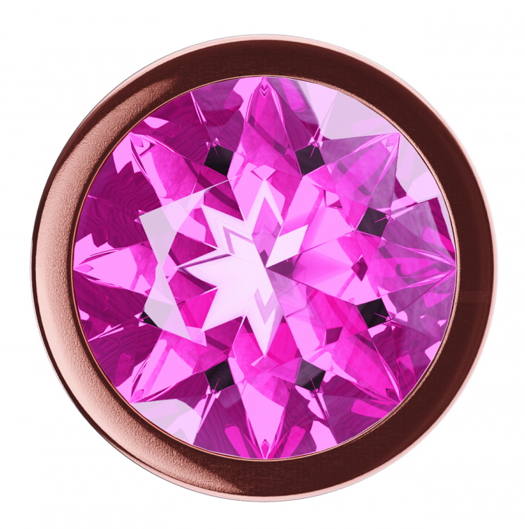 Фото Lola Toys, Россия Анальная пробка Diamond Quartz Shine S розовое золото