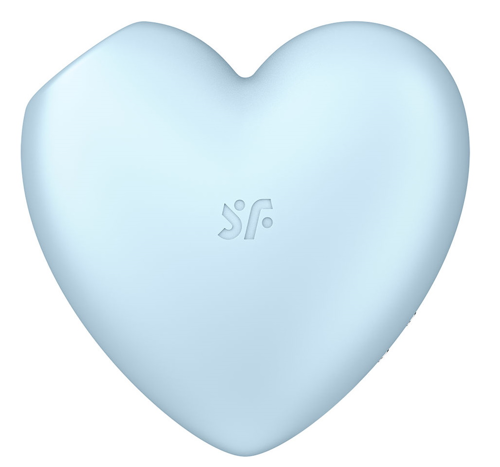 Изображение Satisfyer, Германия Вакуумно-волновой стимулятор с вибрацией Satisfyer Cutie Heart голубой