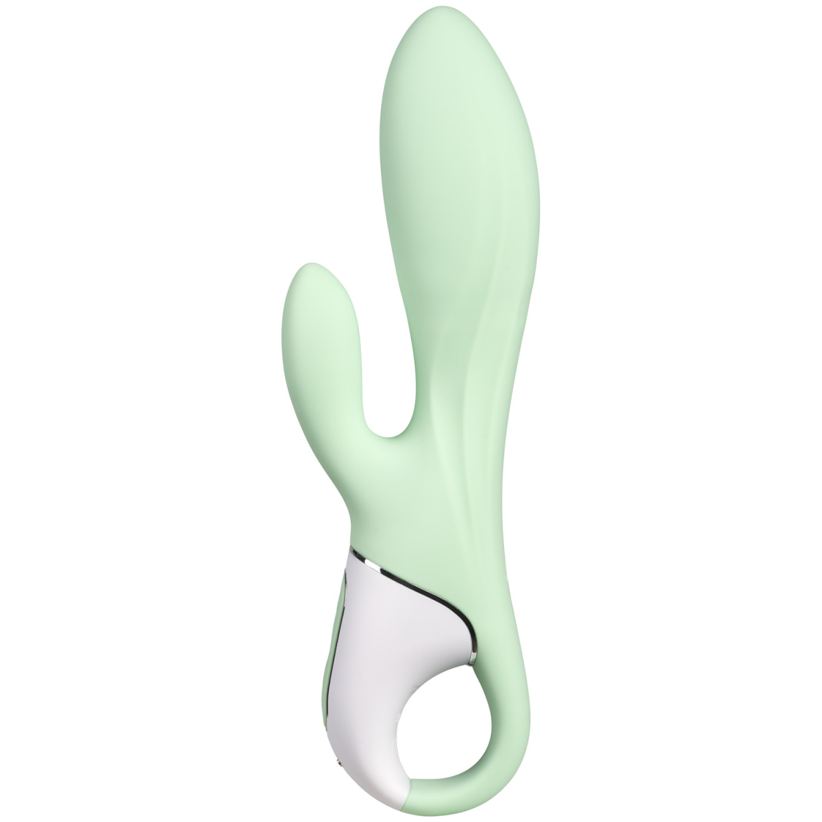 Фото Satisfyer, Германия Расширяющийся смарт-вибратор с клиторальным стимулятором Satisfyer Air Pump Bunny 5+ зеленый