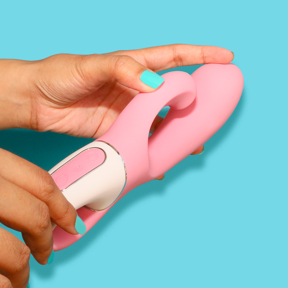 Изображение Satisfyer, Германия Расширяющийся вибратор с клиторальным стимулятором Satisfyer Air Pump Bunny 2