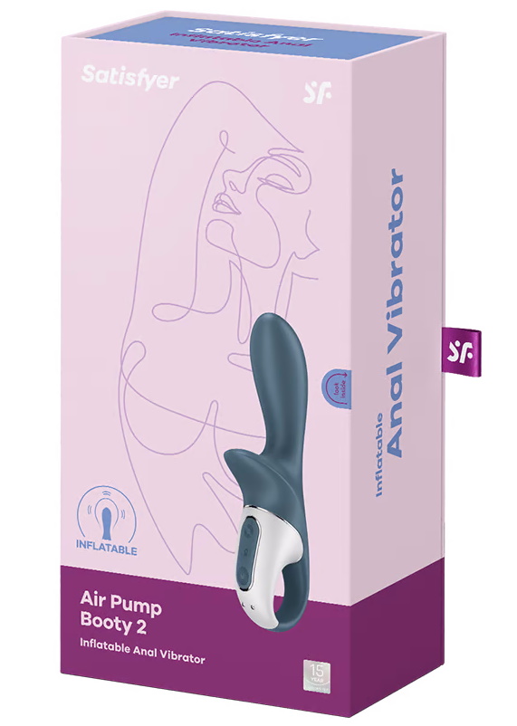 Фото Satisfyer, Германия Расширяющийся анальный вибратор Satisfyer Air Pump Booty 2
