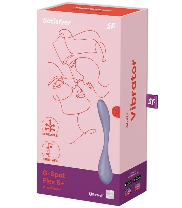 Фото Satisfyer, Германия Гибкий смарт-вибратор для точки G Satisfyer G-Spot Flex 5 лиловый