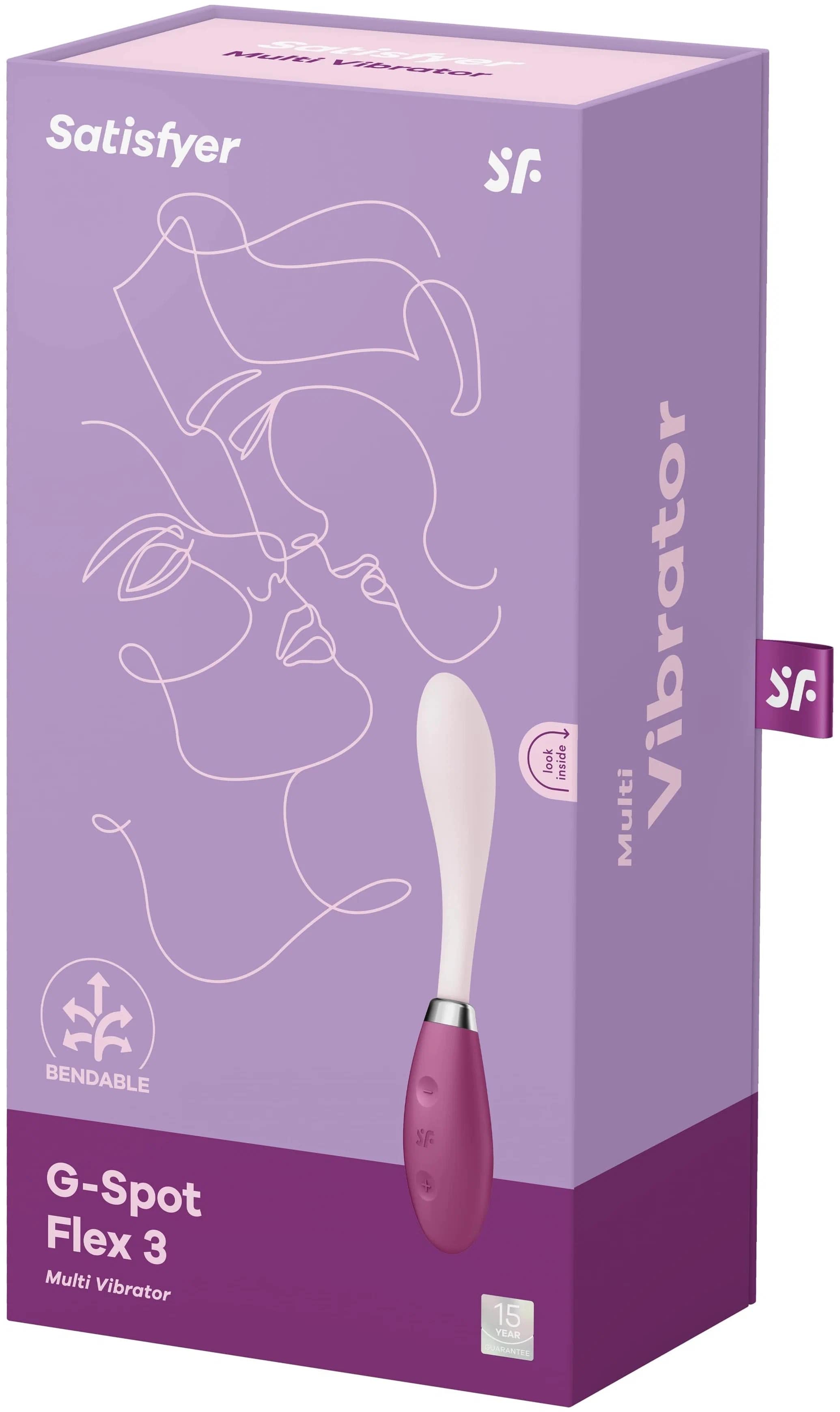 Фото Satisfyer, Германия Гибкий вибратор для точки G Satisfyer G-Spot Flex 3 розовый