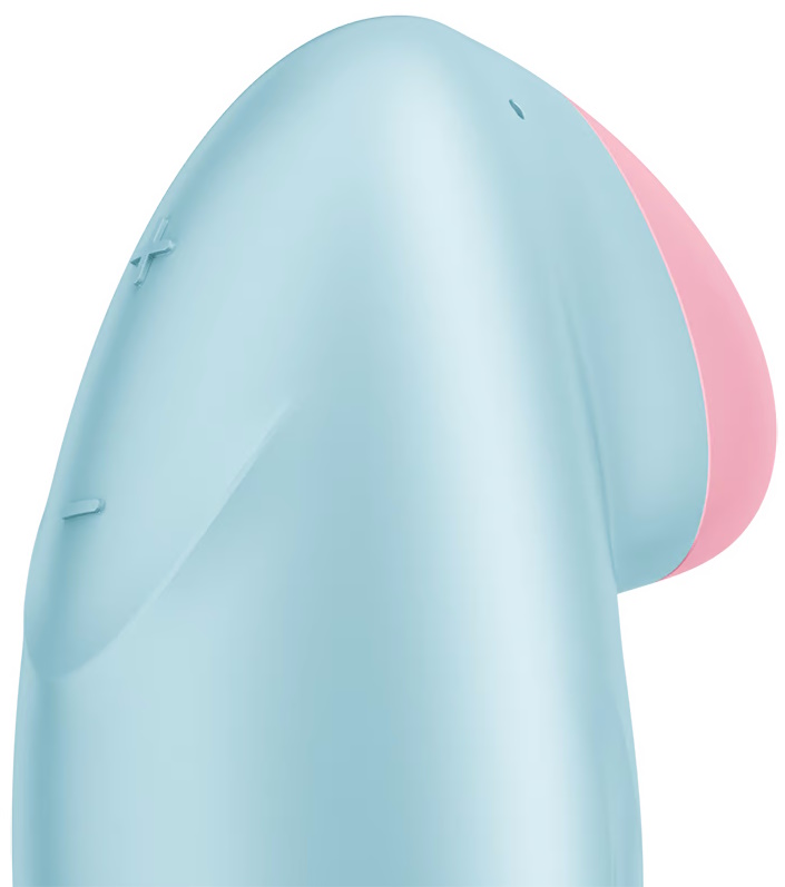 Фото Satisfyer, Германия Перезаряжаемый смарт-стимулятор с вибрацией Satisfyer Tropical Tip Blue