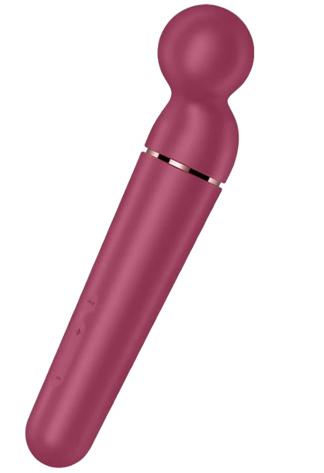 Фото Satisfyer, Германия Перезаряжаемый вибромассажер с плавающей головкой Satisfyer Planet Wand-er Rose