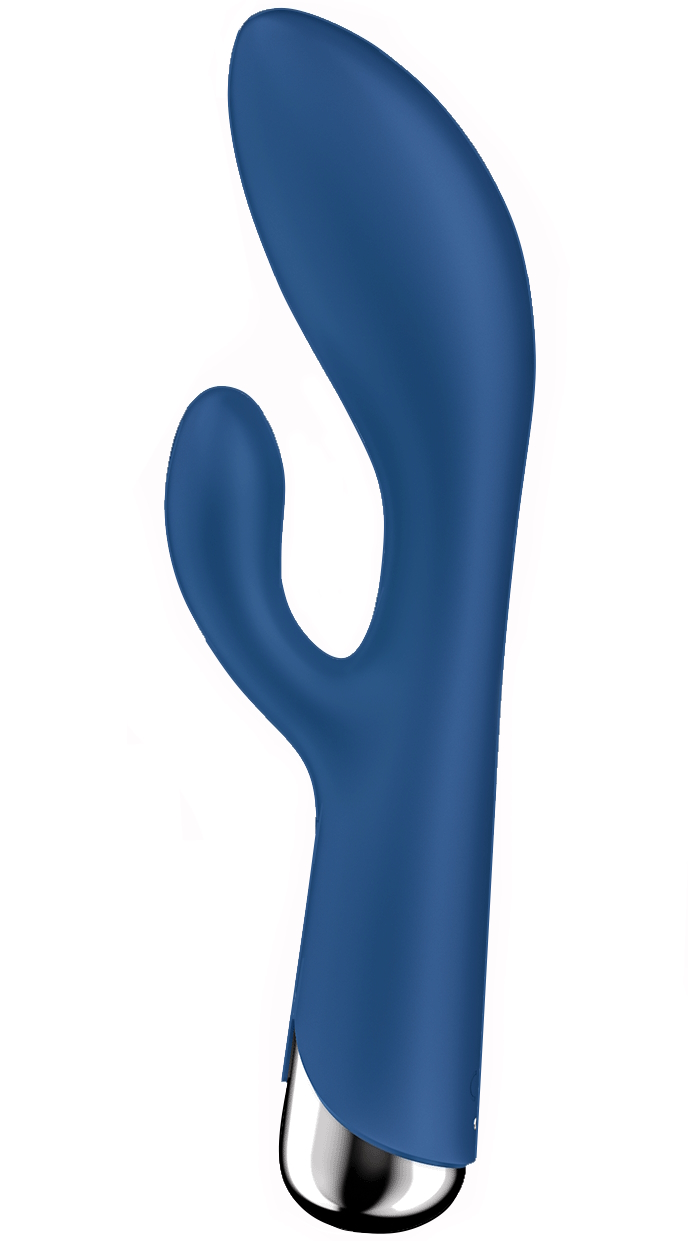 Фото Satisfyer, Германия Вибратор для точки G с клиторальным стимулятором и ротацией Satisfyer Spinning Rabbit 1 Blue