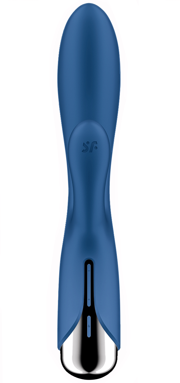 Фото Satisfyer, Германия Вибратор для точки G с клиторальным стимулятором и ротацией Satisfyer Spinning Rabbit 1 Blue