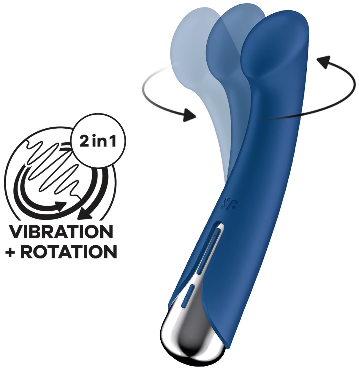Фото Satisfyer, Германия Вибратор для точки G с ротацией Satisfyer Spinning G-Spot 1 Blue