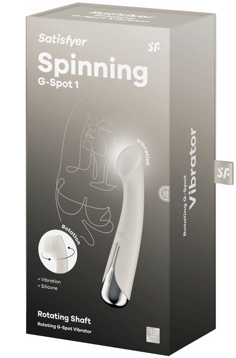 Изображение Satisfyer, Германия Вибратор для точки G с ротацией Satisfyer Spinning G-Spot 1 Beige