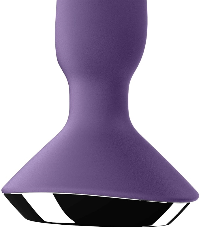 Изображение Satisfyer, Германия Анальный смарт-стимулятор с вибрацией Satisfyer Plug-ilicious 1 фиолетовый ДЕФОРМИРОВАННАЯ УПАКОВКА