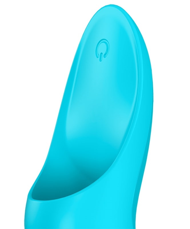 Фото Satisfyer, Германия Клиторальный вибромассажер на палец Satisfyer Teaser голубой