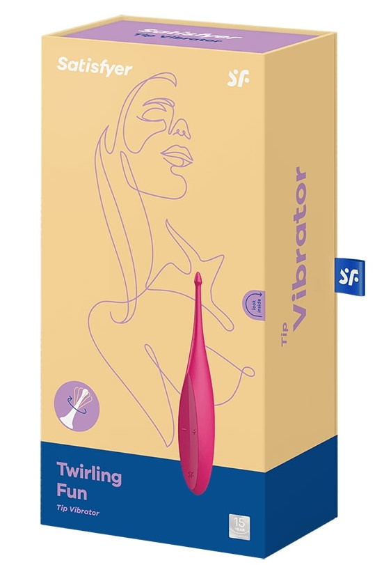Изображение Satisfyer, Германия Точечный вибростимулятор Satisfyer Twirling Fun фуксия