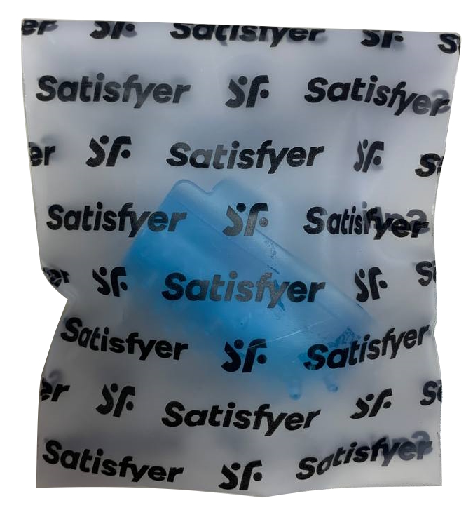 Изображение Satisfyer, Германия Насадка на палец Satisyer Eis голубая