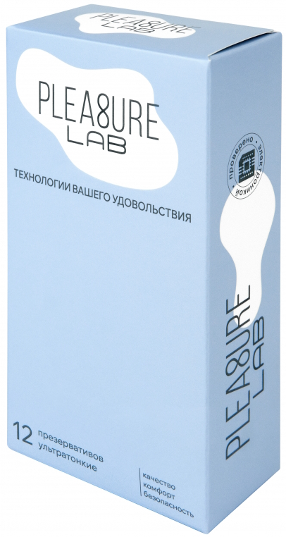 Изображение  Ультратонкие презервативы Pleasure Lab 12 шт