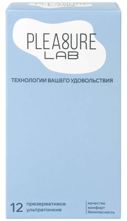 Изображение  Ультратонкие презервативы Pleasure Lab 12 шт