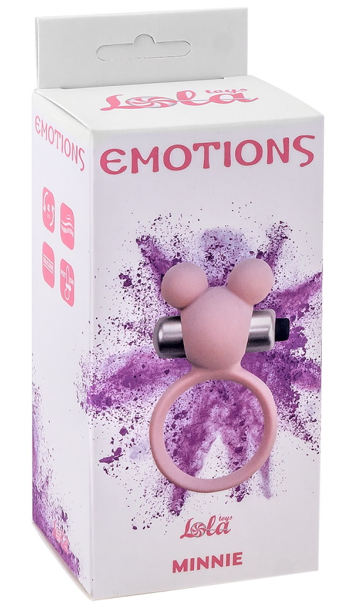 Фото Lola Toys, Россия Эрекционное виброкольцо Emotions Minnie Light Pink