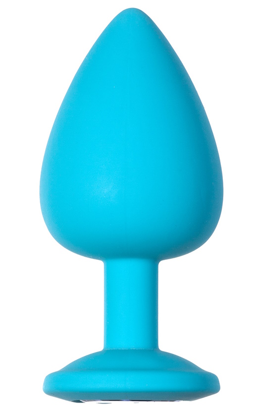 Изображение Lola Toys, Россия Анальная пробка Emotions Cutie Large Turquoise Light Purple Crystal