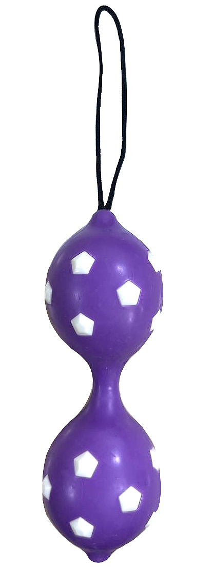 Фото  Двойные вагинальные шарики Duo Balls Hot Purple