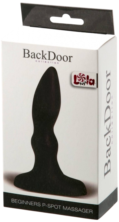 Фото Lola Toys, Россия Анальная втулка с рельефом Beginners P-Spot Massager Black