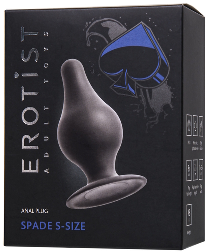 Изображение Erotist Черная анальная втулка Erotist Spade S