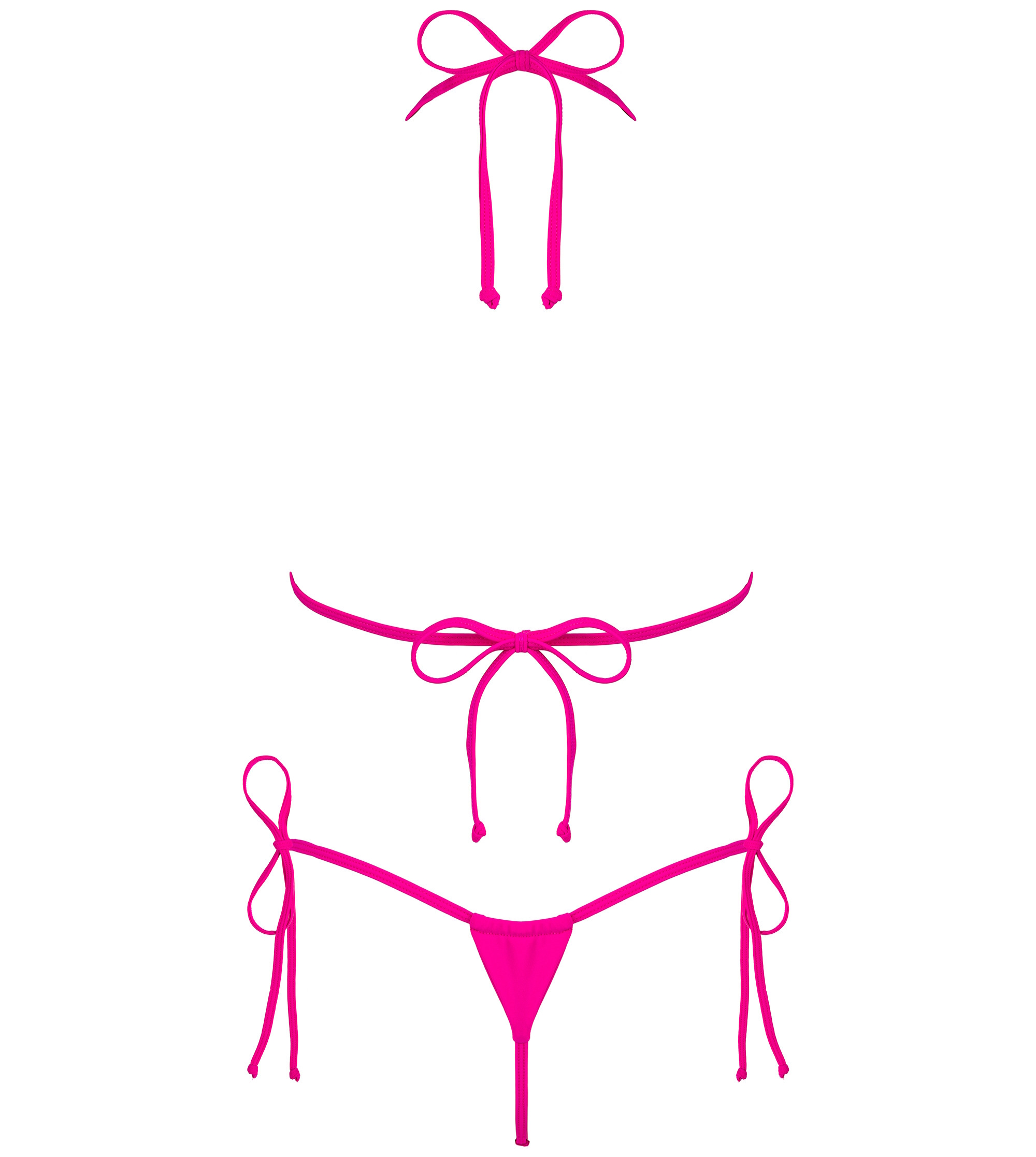 Фото Obsessive, Польша Яркое мини-бикини Bella Vista розового цвета OS