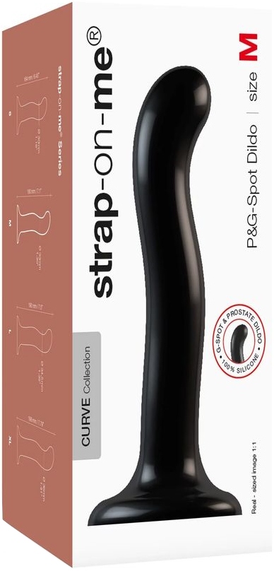 Изображение Strap-on-me Фаллоимитатор Strap-On-Me Dildo Point P&G M черный 18 см