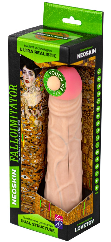 Фото  Реалистичный фаллос телесного цвета без мошонки Human Form 22 см