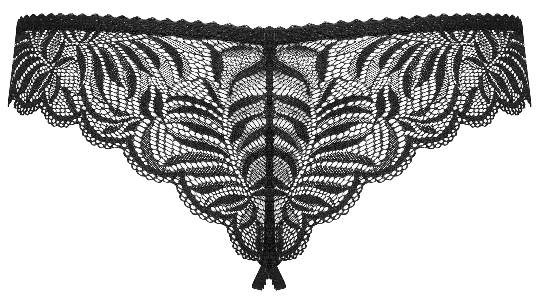 Фото Obsessive, Польша Пикантные кружевные трусики с открытым доступом Contica L/XL