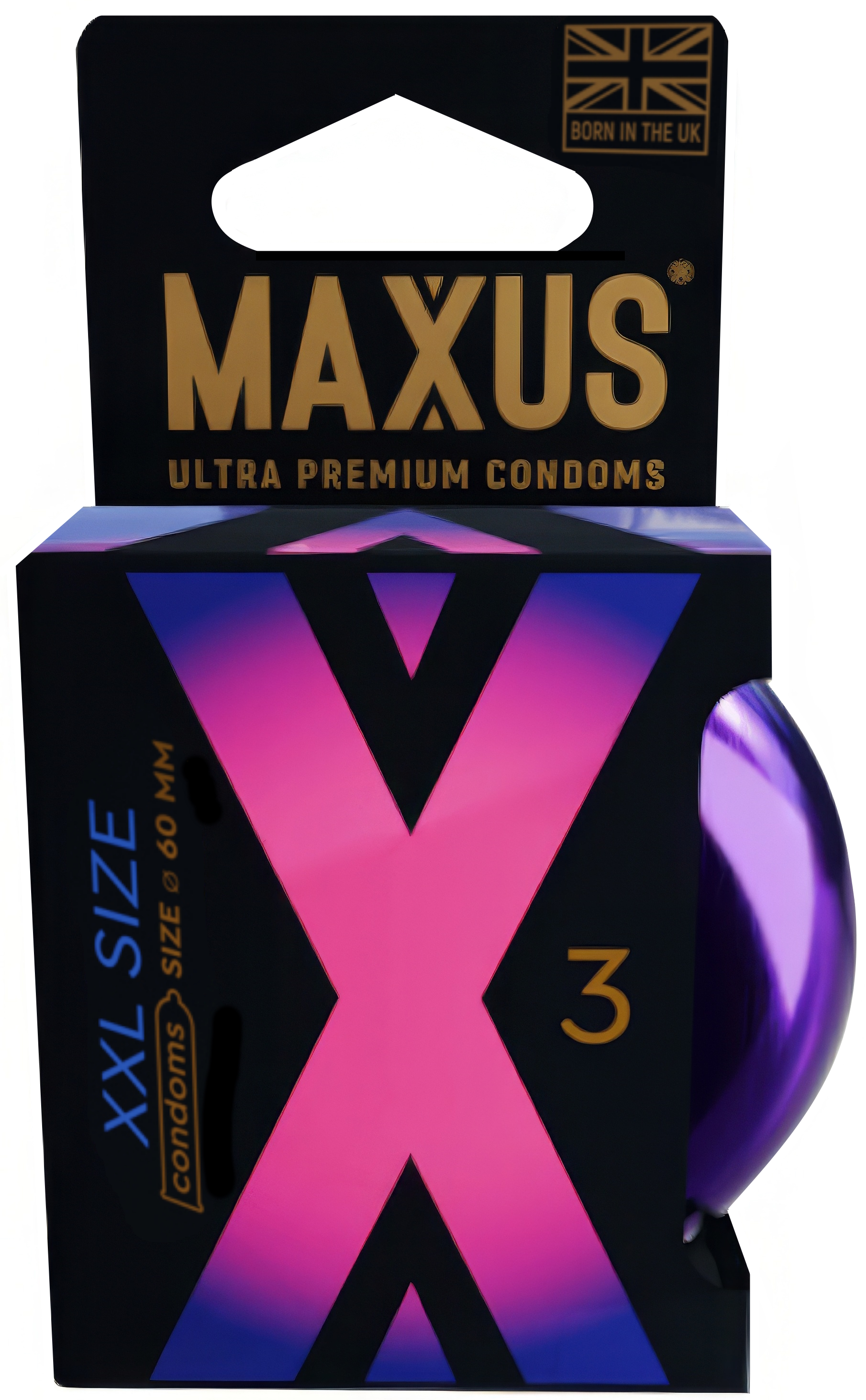 Изображение Maxus Презервативы в металлическом кейсе Maxus №3 XXL увеличенного размера