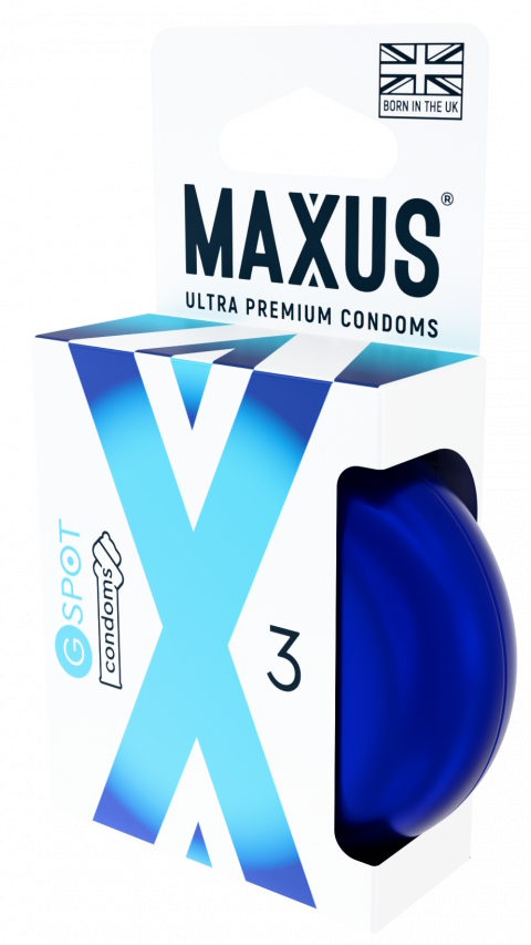 Изображение Maxus Презервативы в металлическом кейсе Maxus №3 G-Spot для стимуляции точки G