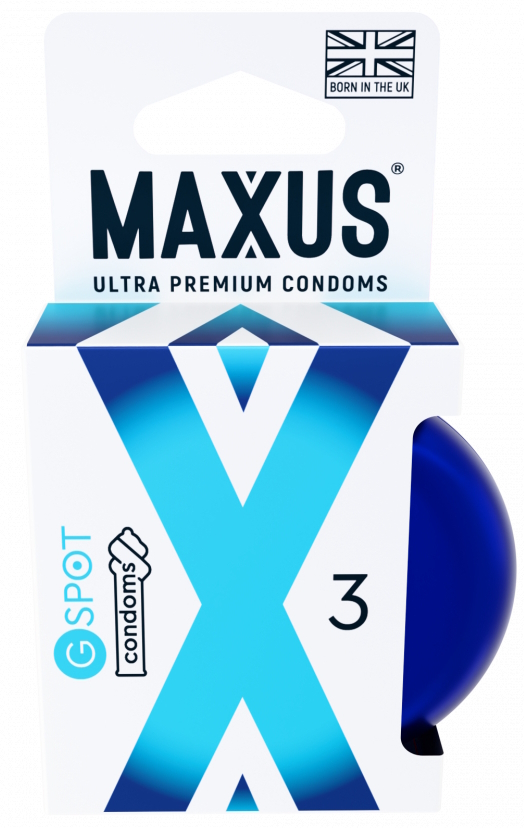 Изображение Maxus Презервативы в металлическом кейсе Maxus №3 G-Spot для стимуляции точки G