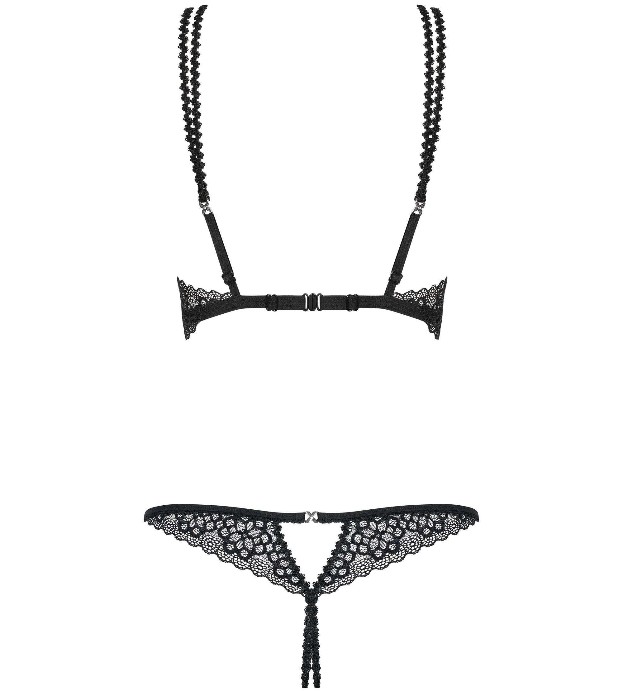 Изображение Obsessive, Польша Открытый кружевной комплект Liferia L/XL