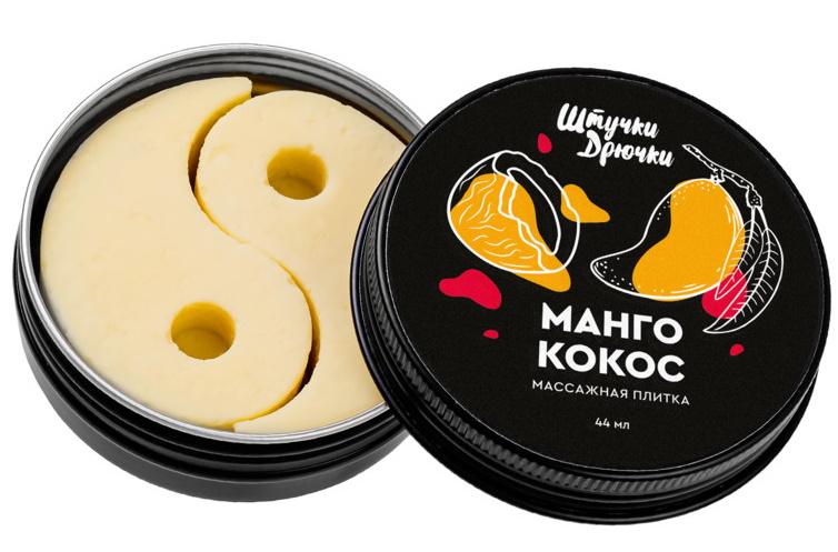 Фото Штучки-дрючки, Россия Массажная плитка Манго и Кокос Штучки-Дрючки 44 гр