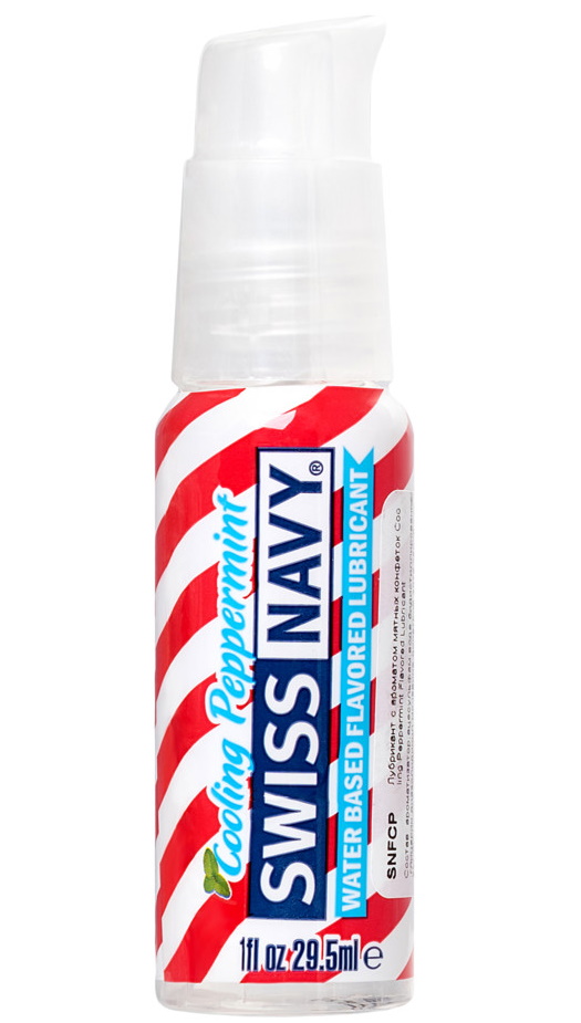 Изображение Swiss Navy, США Съедобный вагинальный лубрикант Swiss Navy со вкусом мятных конфет 29,5 мл