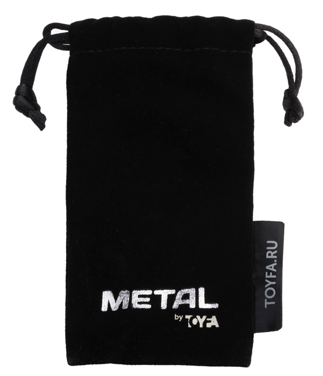 Изображение  Двусторонний металлический стимулятор Metal by Toyfa 21 см