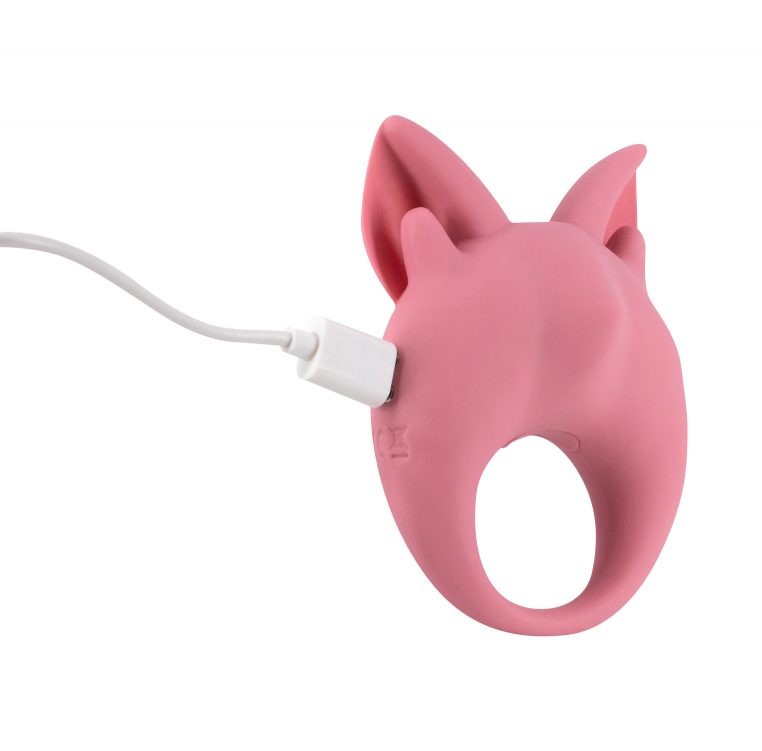Фото Lola Toys, Россия Перезаряжаемое кольцо для клиторальной стимуляции Mimi Animals Kitten Kiki Pink