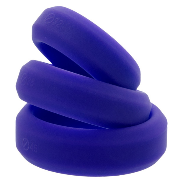 Фото A-toys by TOYFA Набор из 3 плоских эрекционных колец Toyfa A-Toys Rulp
