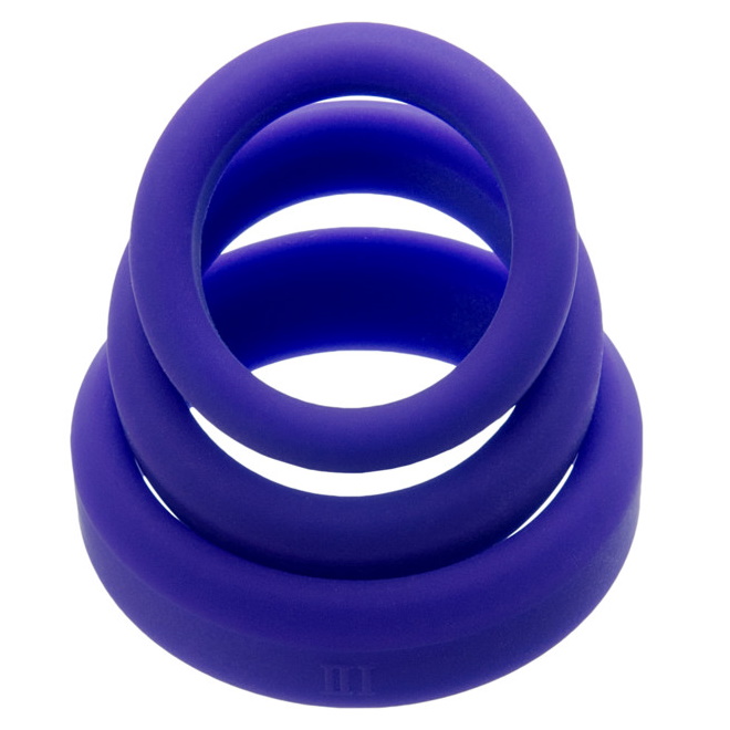 Фото A-toys by TOYFA Набор из 3 плоских эрекционных колец Toyfa A-Toys Rulp