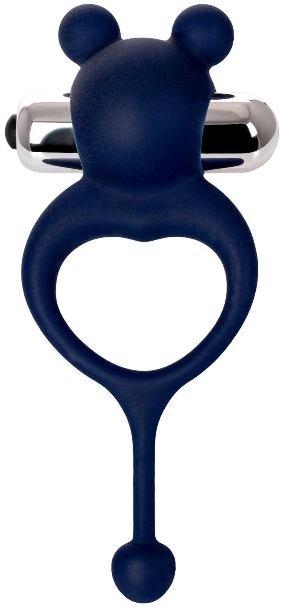 Изображение  Эрекционное кольцо с вибрацией и хвостиком Jos Mickey