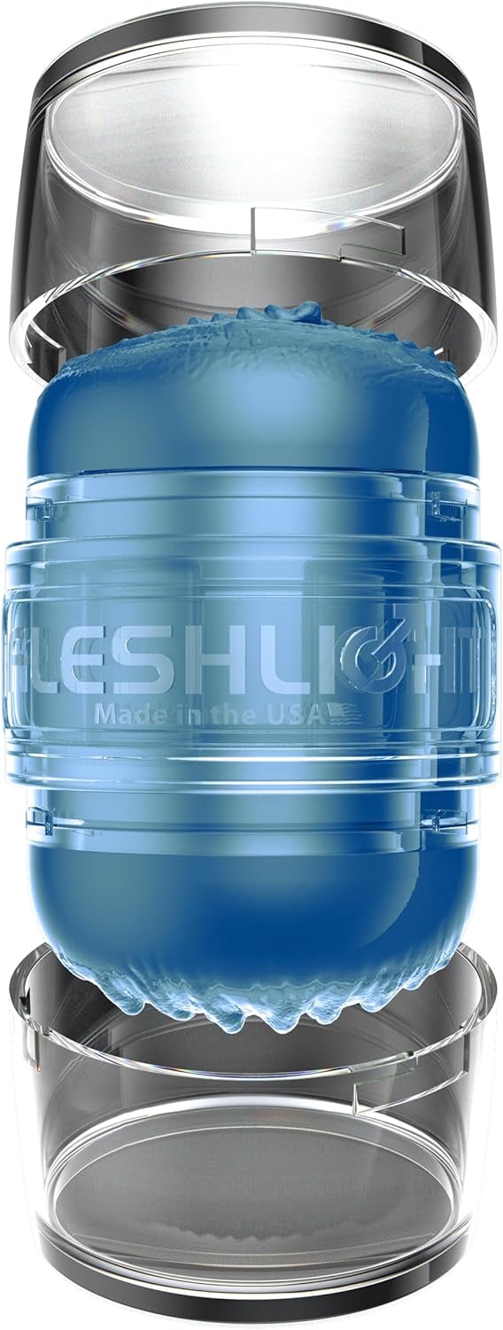 Изображение FLESHLIGHT Двусторонний мастурбатор Fleshlight Quickshot Alien синий