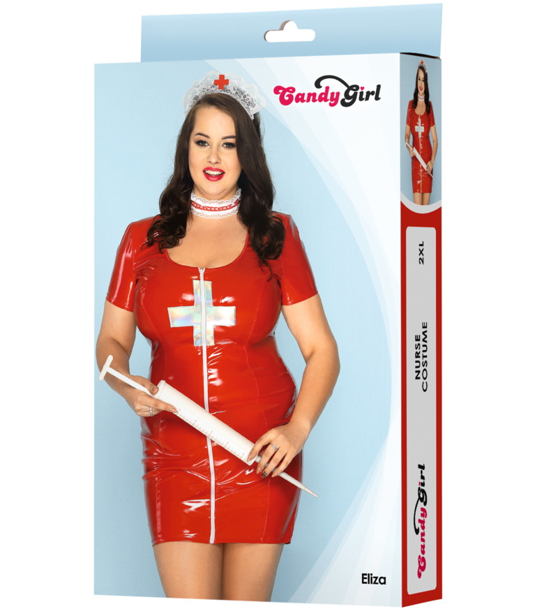 Изображение Candy Girl, Гонконг Эротический костюм Соблазнительная Медсестра Candy Girl Eliza XXL