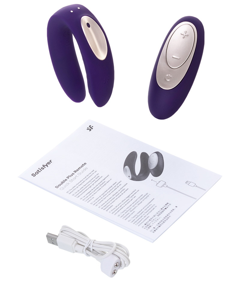 Фото Satisfyer, Германия Вибратор для пар с пультом дистанционного управления Satisfyer Double Plus Remote