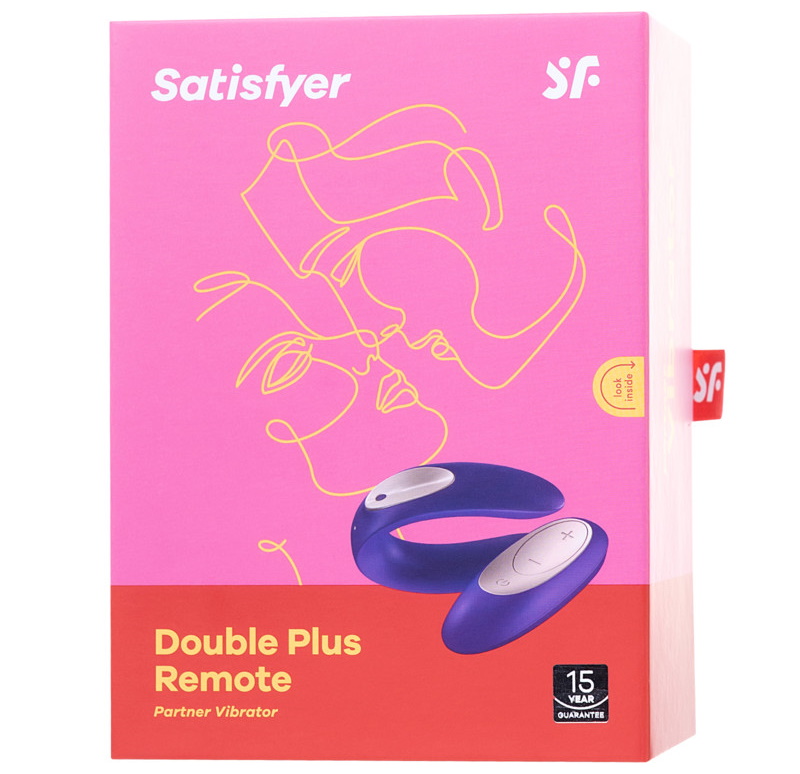 Фото Satisfyer, Германия Вибратор для пар с пультом дистанционного управления Satisfyer Double Plus Remote