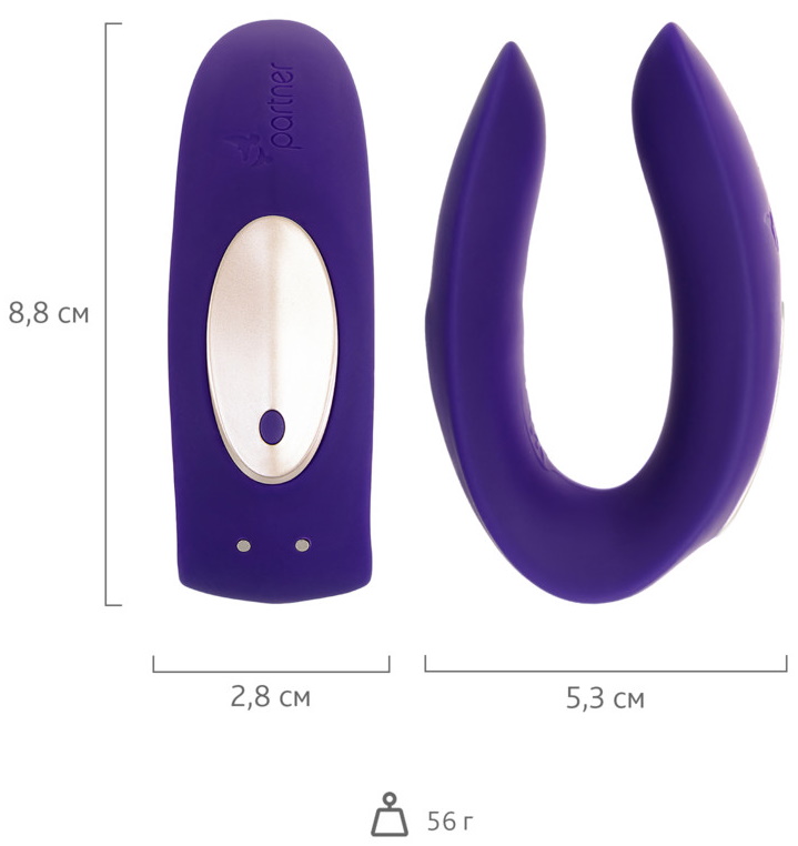 Фото Satisfyer, Германия Вибратор для пар с пультом дистанционного управления Satisfyer Double Plus Remote