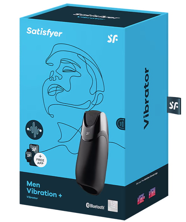 Изображение Satisfyer, Германия Смарт-мастурбатор с вибрацией Satisfyer Men Vibration+ ДЕФОРМИРОВАННАЯ УПАКОВКА